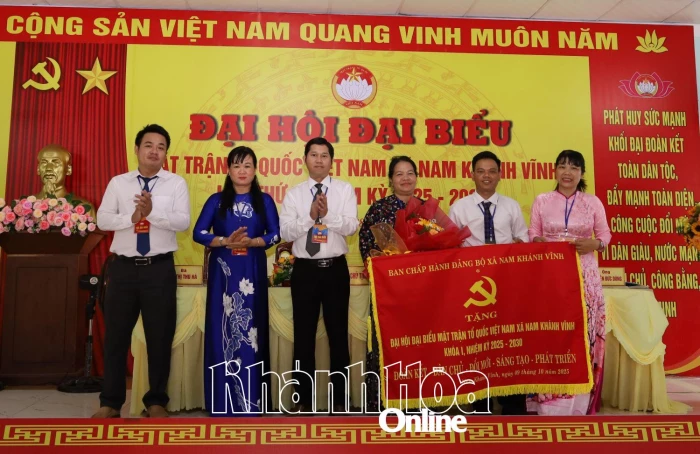 Đại hội đại biểu MTTQ Việt Nam xã Nam Khánh Vĩnh lần thứ I, nhiệm kỳ 2025 - 2030