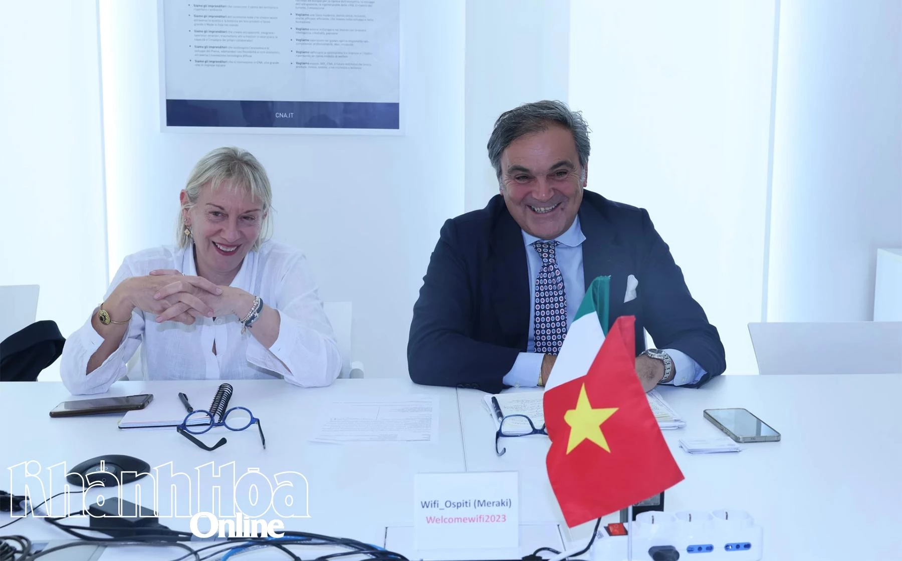 Ông Antonio Franceschini - Trưởng Văn phòng Xúc tiến Thương mại và Thị trường Quốc tế, Hiệp hội Doanh nghiệp nhỏ và vừa Italia hào hứng với việc đến khảo sát ở Việt Nam.
