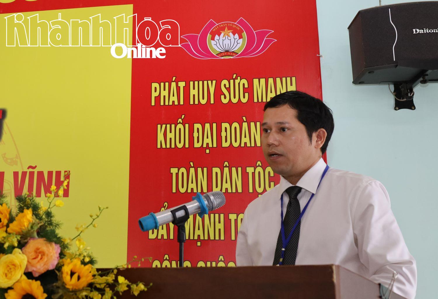 Ông Trần Nguyễn Thái Bình phát biểu chỉ đạo đại hội.