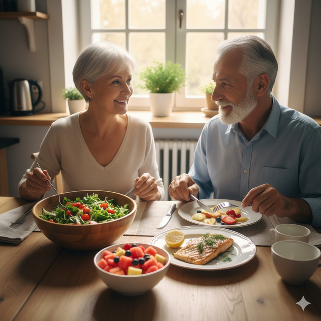 Những thay đổi nhỏ trong thói quen ăn uống có thể giúp người cao tuổi sống khỏe và kéo dài tuổi thọ.