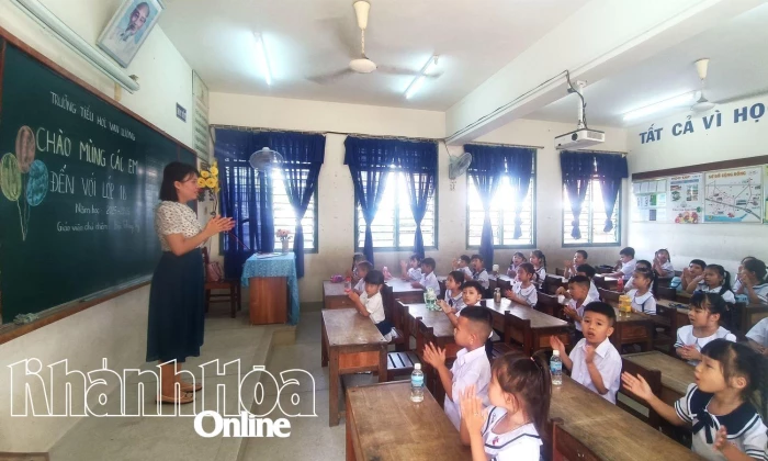 Xã Vạn Ninh phấn đấu nâng tỷ lệ huy động trẻ mẫu giáo từ 3 đến 5 tuổi ra lớp đạt 85%