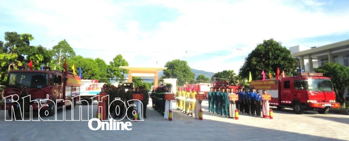 Xã Vạn Ninh phát động hưởng ứng Ngày toàn dân phòng cháy, chữa cháy 4-10