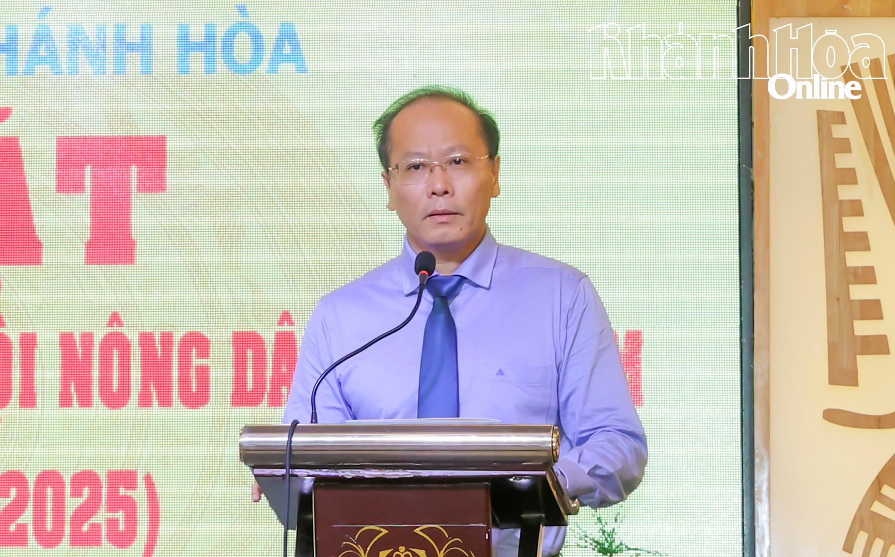 Phó Bí thư Tỉnh ủy Nguyễn Khắc Hà phát biểu tại lễ kỷ niệm.
