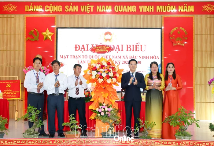 Đại hội đại biểu MTTQ Việt Nam xã Bắc Ninh Hòa lần thứ I, nhiệm kỳ 2025 - 2030