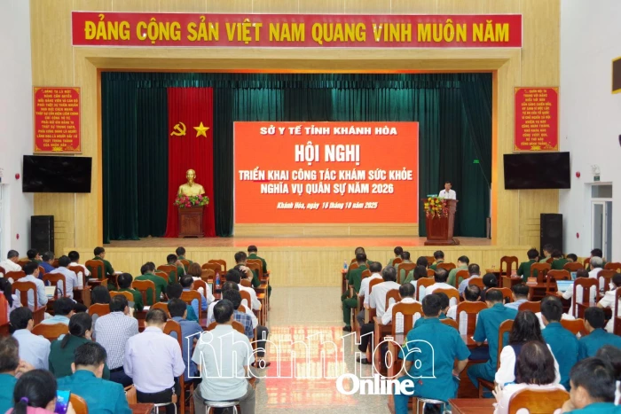 Chủ động chuẩn bị công tác khám sức khỏe nghĩa vụ quân sự năm 2026