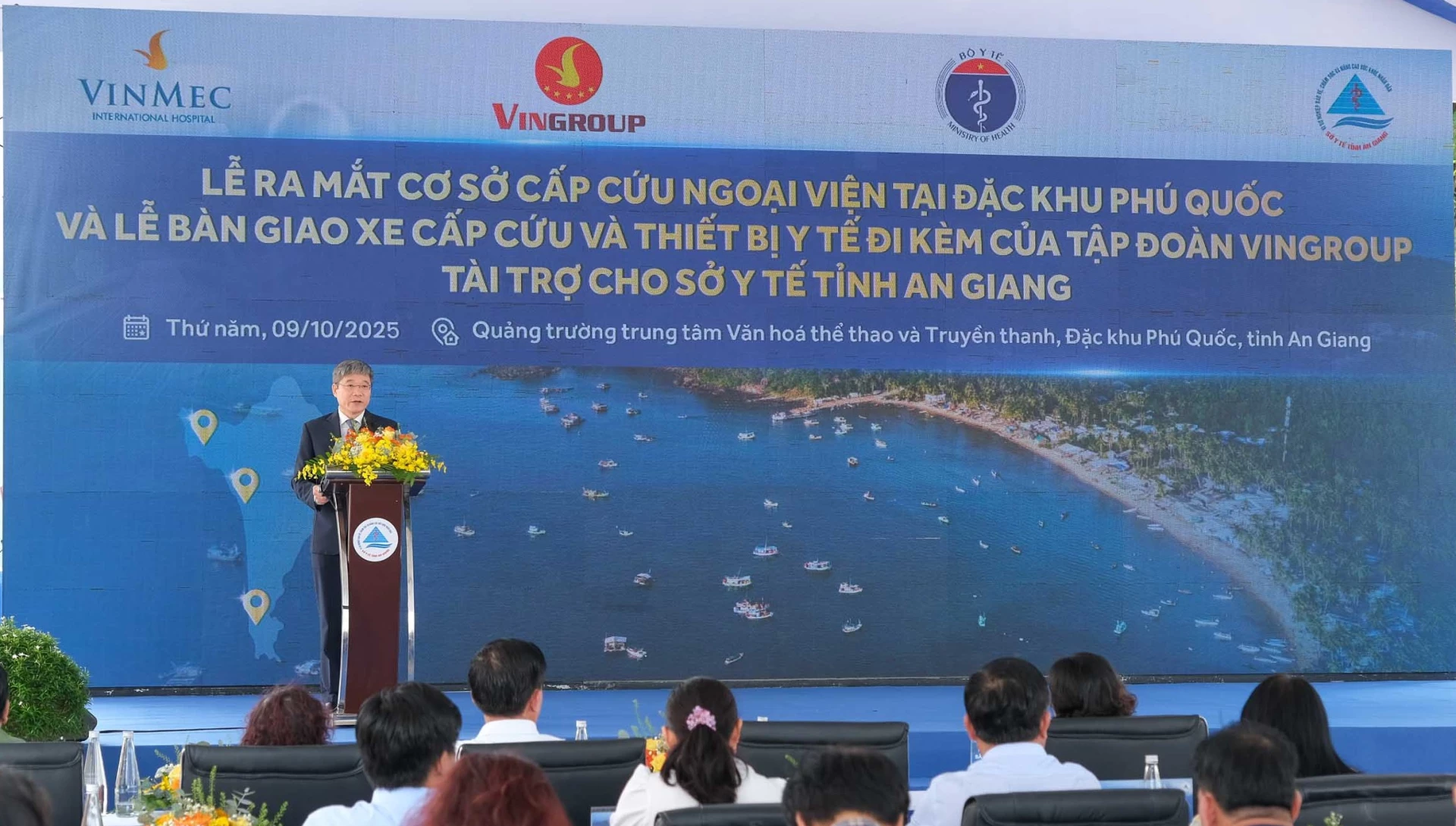 TS.BS Phùng Nam Lâm - Phó Tổng Giám đốc chuyên môn kiêm Trưởng tiểu ban Hồi sức cấp cứu Hệ thống Y tế Vinmec khẳng định, đề án là nỗ lực của Vingroup trong việc cùng Nhà nước kiến tạo những mô hình dịch vụ công chuẩn quốc tế.