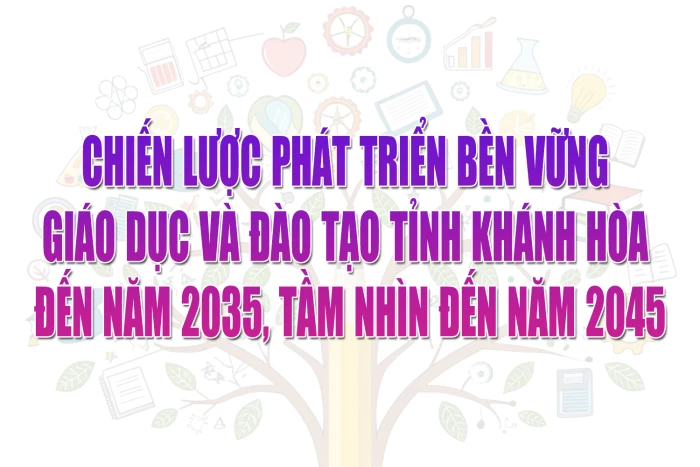 [Inforgraphic] Chiến lược phát triển bền vững giáo dục và đào tạo tỉnh Khánh Hòa đến năm 2035, tầm nhìn đến năm 2045
