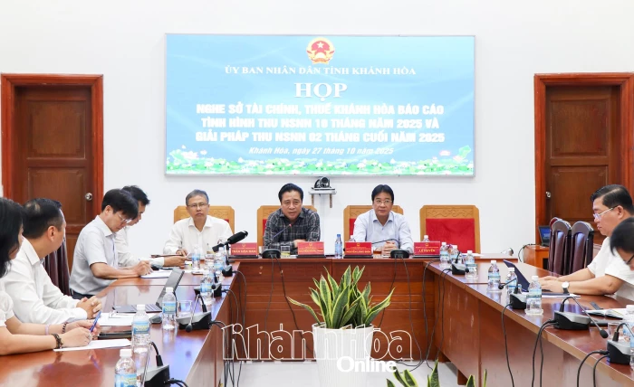 10 tháng, thu ngân sách nhà nước trên địa bàn tỉnh Khánh Hòa đạt 30.813 tỷ đồng