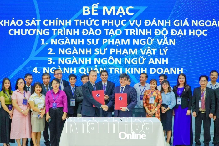 Trường Đại học Khánh Hòa hoàn thành đợt khảo sát chính thức phục vụ đánh giá ngoài 4 chương trình đào tạo