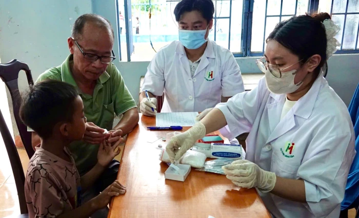 Điều tra bệnh sốt rét tại xã Bác Ái và xã Bác Ái Đông