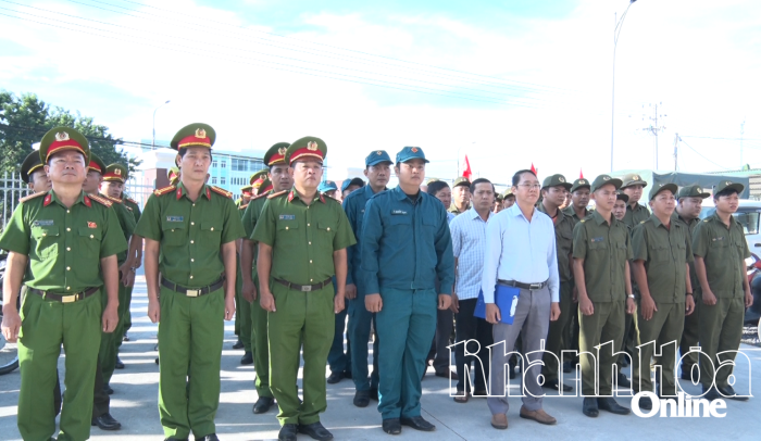 Xã Diên Điền mít tinh hưởng ứng Ngày toàn dân phòng cháy, chữa cháy