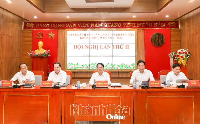 Hội nghị Tỉnh ủy Khánh Hòa lần thứ 2, nhiệm kỳ 2025 - 2030