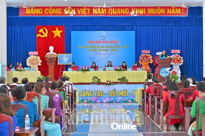 Đại hội đại biểu Phụ nữ phường Hòa Thắng lần thứ I