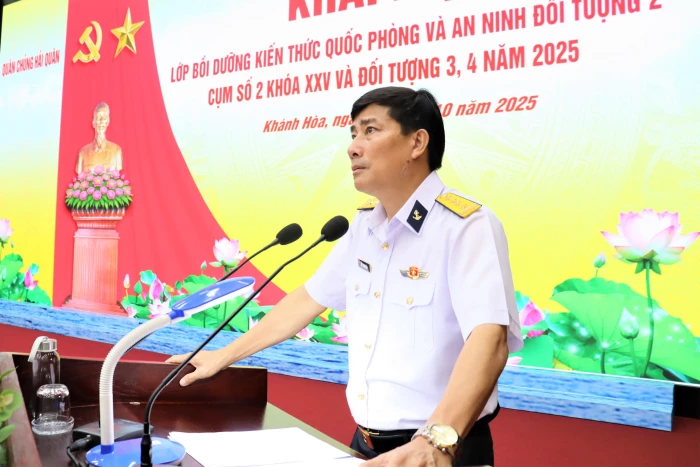 Học viện Hải quân khai mạc lớp bồi dưỡng kiến thức quốc phòng và an ninh