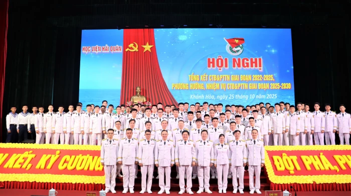 Học viện Hải quân: Tổng kết công tác đoàn và phong trào thanh niên giai đoạn 2022 - 2025