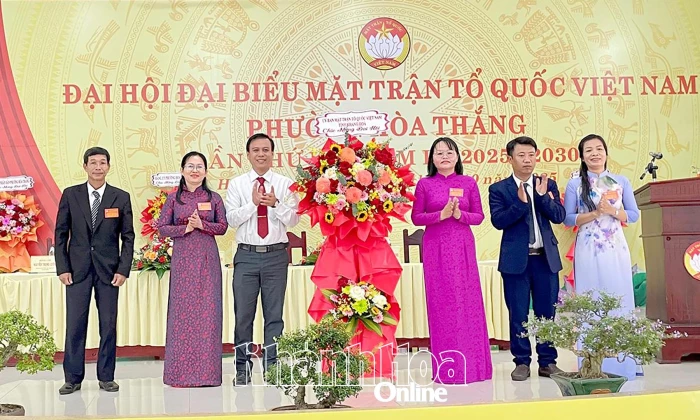 Đại hội đại biểu MTTQ Việt Nam phường Hòa Thắng lần thứ I, nhiệm kỳ 2025 - 2030