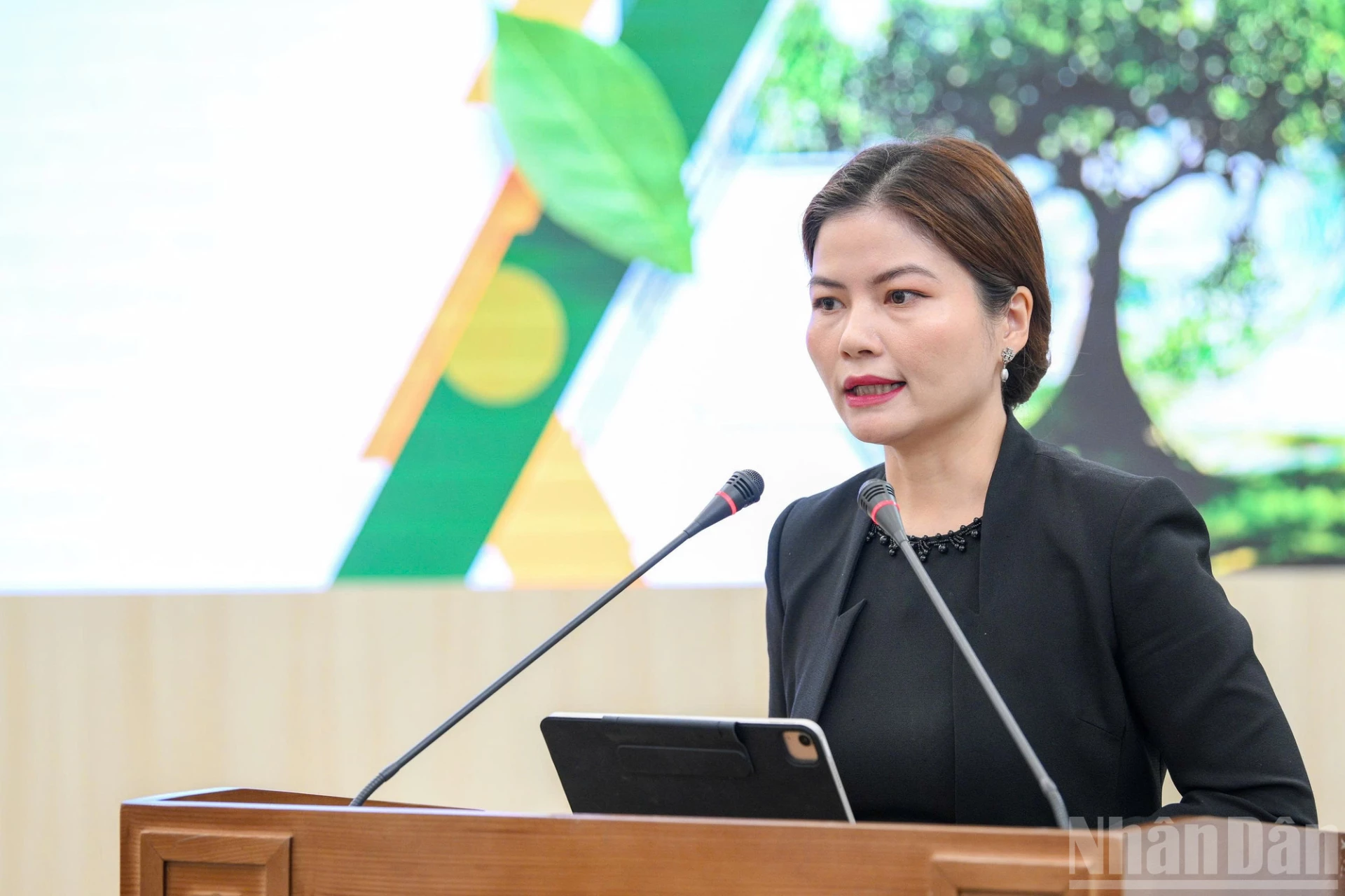 Bà Lê Thị Hoài Thương, Giám đốc đối ngoại Nestlé Việt Nam.
