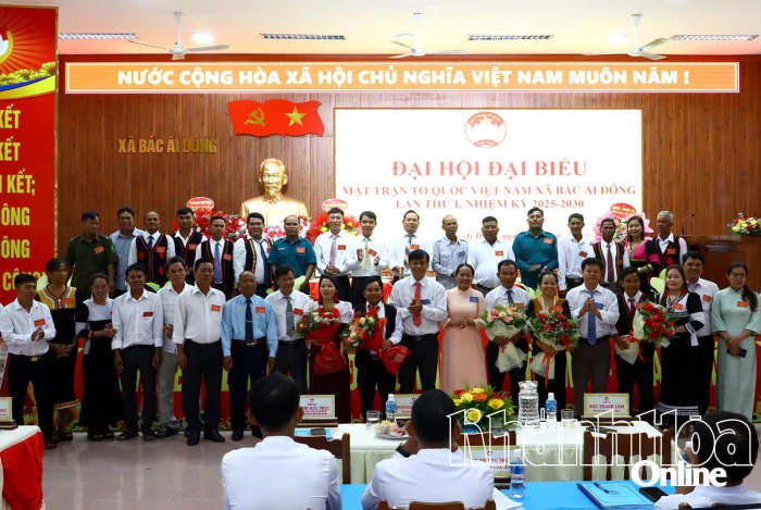 Đại hội đại biểu MTTQ Việt Nam xã Bác Ái Đông lần thứ I, nhiệm kỳ 2025 - 2030
