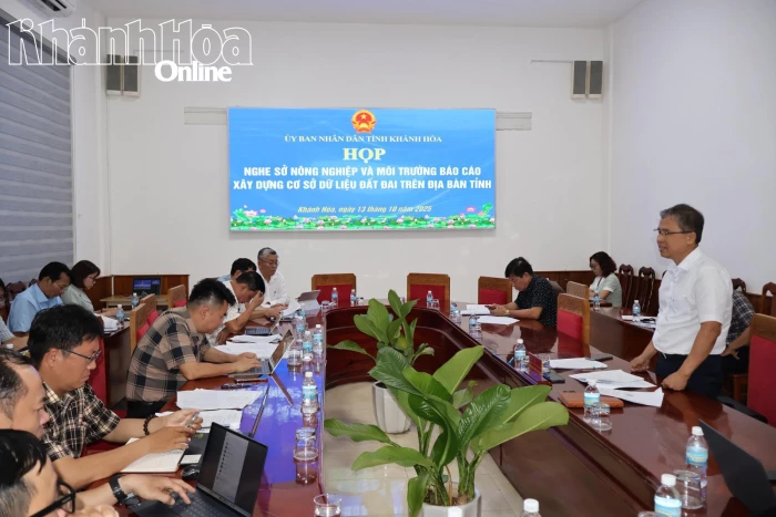 Đẩy nhanh việc xây dựng cơ sở dữ liệu đất đai