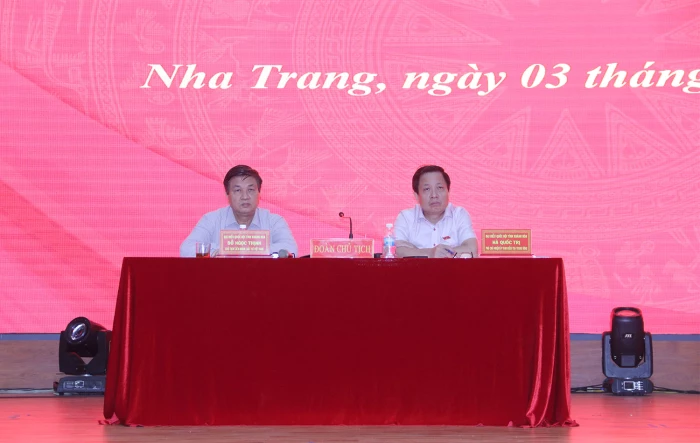 Đại biểu Quốc hội tỉnh Khánh Hòa tiếp xúc cử tri phường Nha Trang