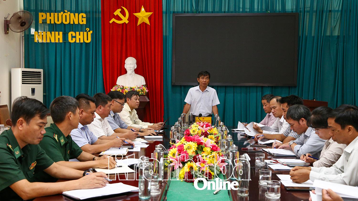 Quang cảnh tại buổi làm việc