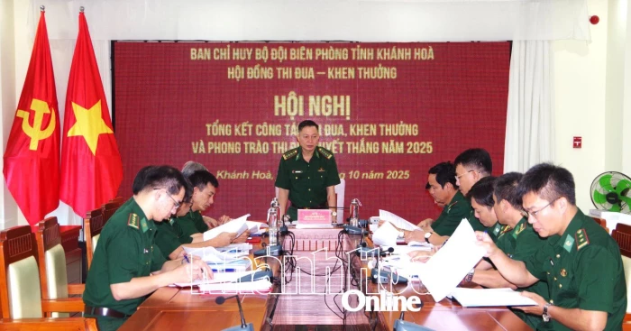 Bộ đội Biên phòng tỉnh Khánh Hòa có 18 tập thể, 308 cá nhân tiêu biểu trong phong trào Thi đua Quyết thắng năm 2025