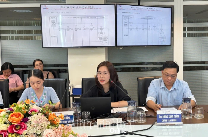 Công ty Cổ phần Điện lực Khánh Hòa nâng cao nghiệp vụ công tác văn thư, lưu trữ