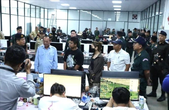 Campuchia bắt gần 3.500 nghi phạm trong chiến dịch trấn áp lừa đảo trực tuyến