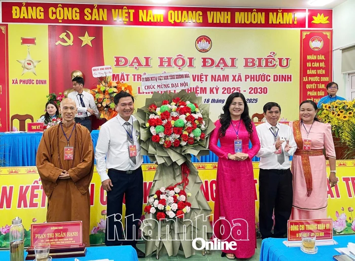 Đại hội đại biểu MTTQ Việt Nam xã Phước Dinh lần thứ I