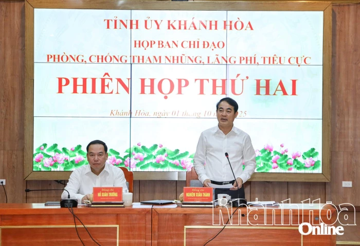 Ban Chỉ đạo phòng, chống tham nhũng, lãng phí, tiêu cực tỉnh họp phiên thứ 2