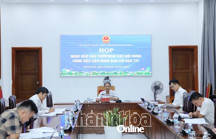 Rà soát các nội dung công việc liên quan Ban chỉ đạo 751