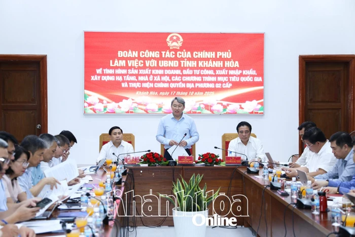 Khánh Hòa cần triệt để áp dụng cơ chế, chính sách đặc thù, đặc biệt để đột phá phát triển