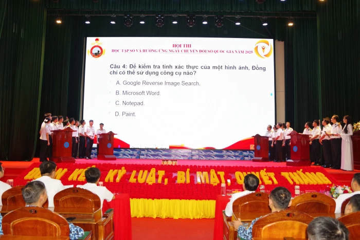 Lữ đoàn 189 Hải quân tổ chức hội thi Học tập số và hưởng ứng Ngày Chuyển đổi số quốc gia