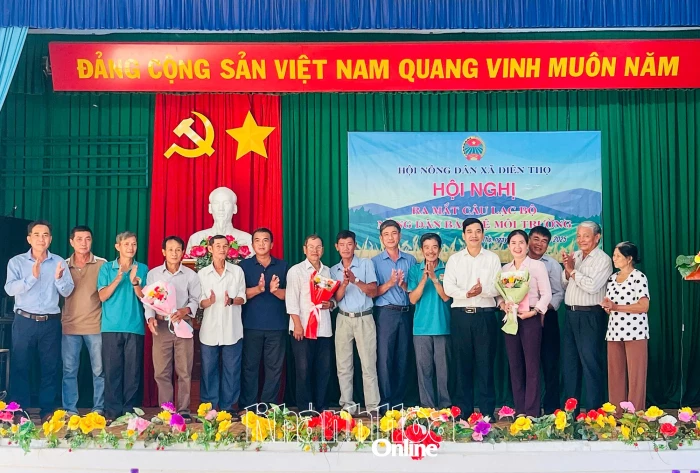 Xã Diên Thọ ra mắt Câu lạc bộ Nông dân bảo vệ môi trường