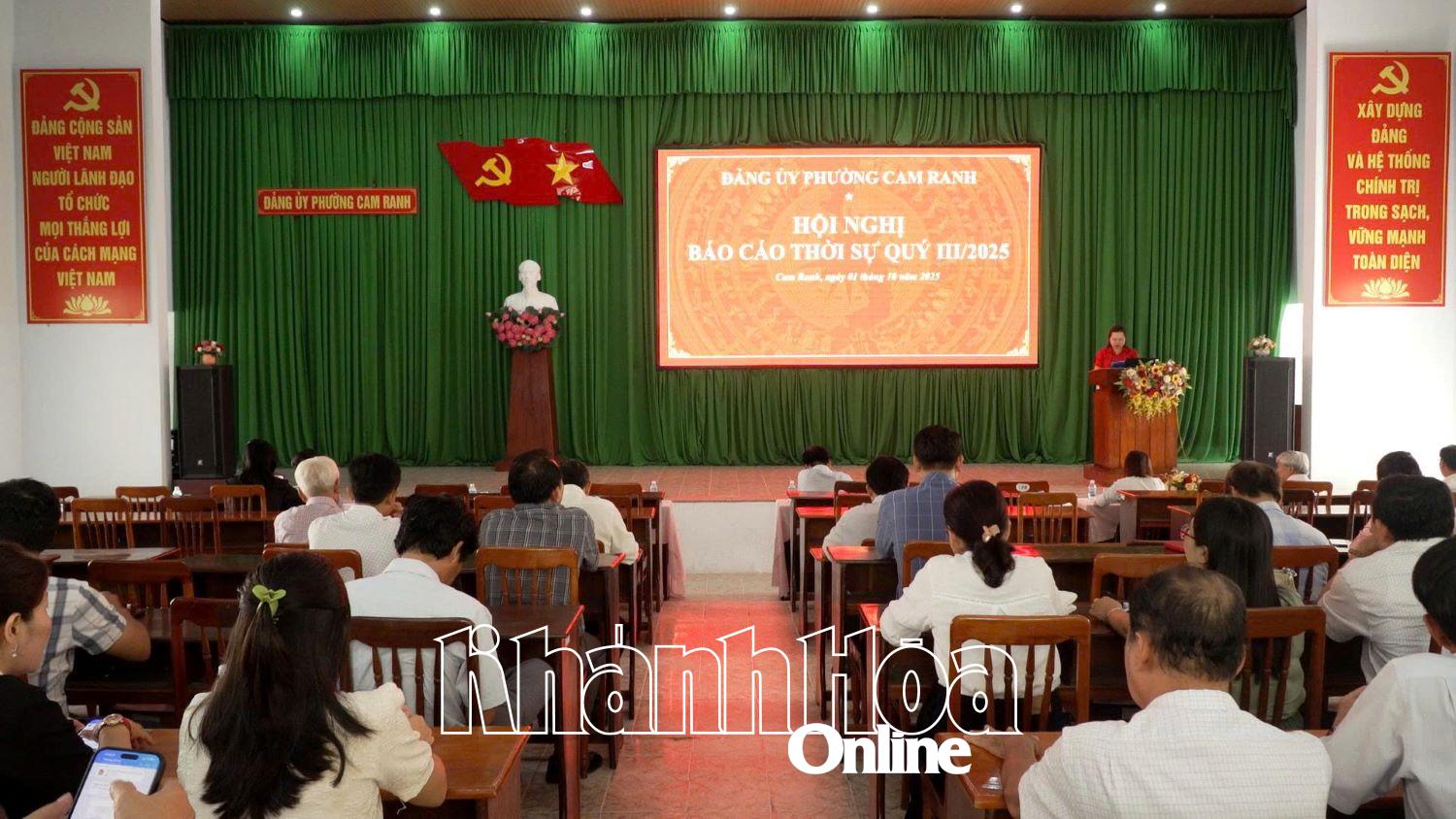 Quang cảnh hội nghị.