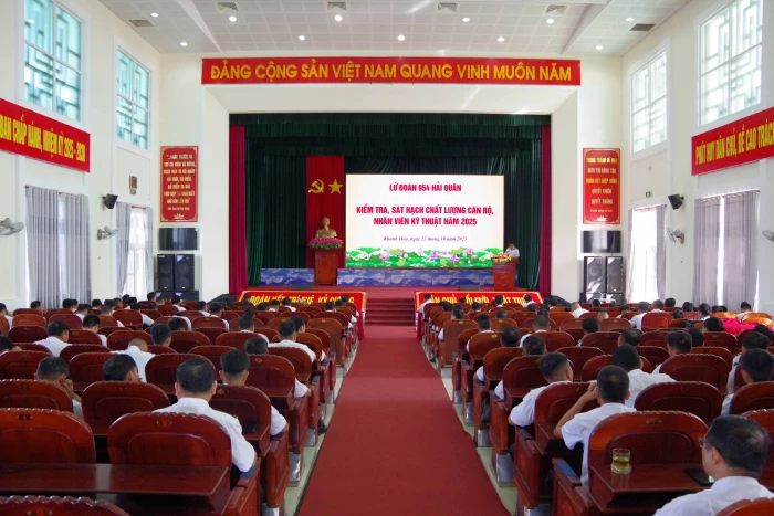 Lữ đoàn 954 kiểm tra, sát hạch chất lượng cán bộ, nhân viên kỹ thuật