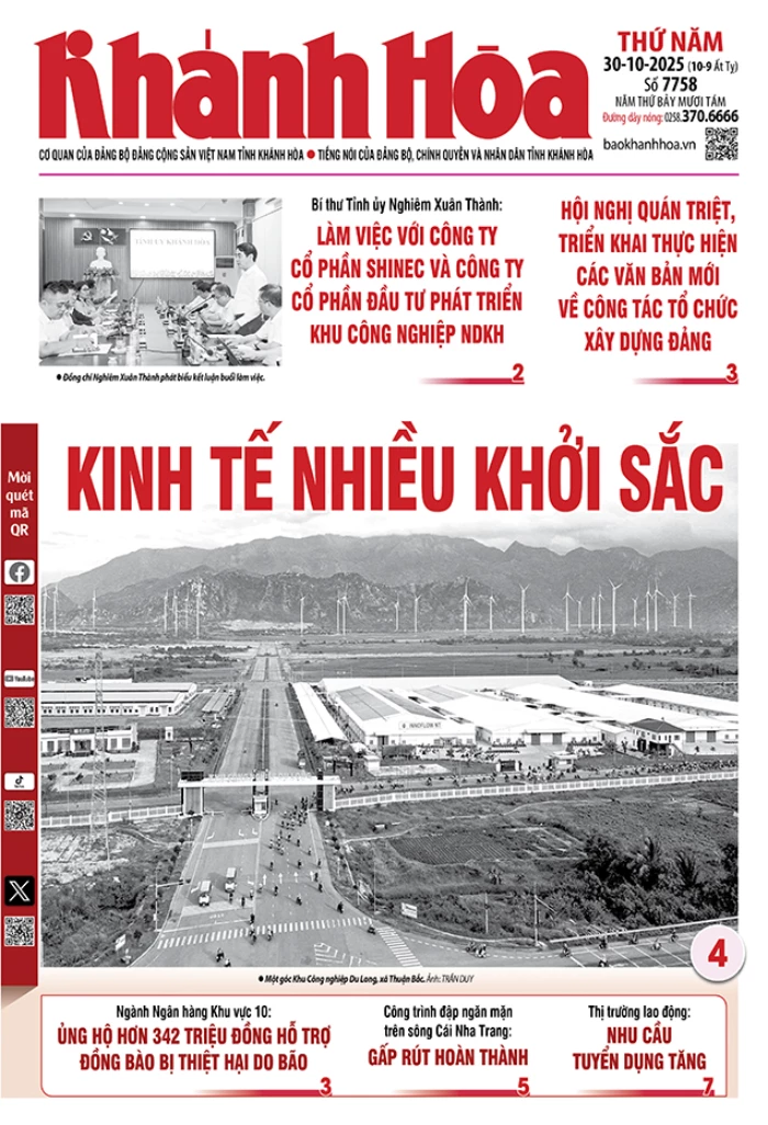 Đọc báo in số 7758 ngày 30/10/2025