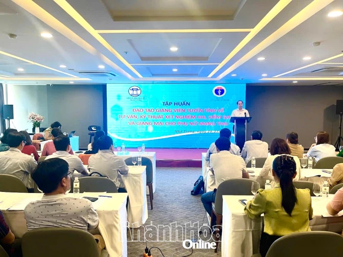 Đào tạo tư vấn, kỹ thuật xét nghiệm HIV, viêm gan B, giang mai