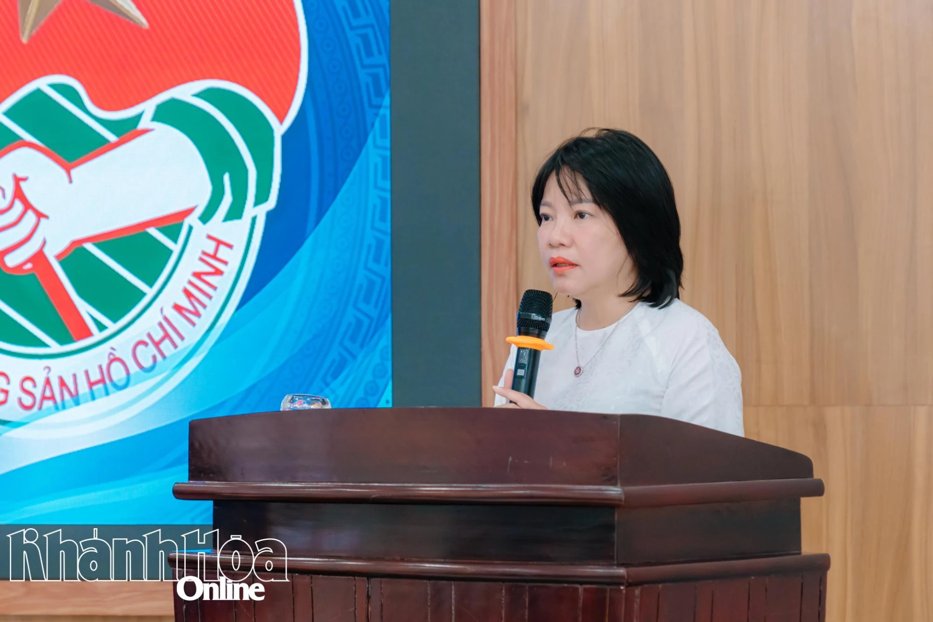 Đồng chí Thái Thị Lệ Hằng phát biểu chỉ đạo tại Đại hội.