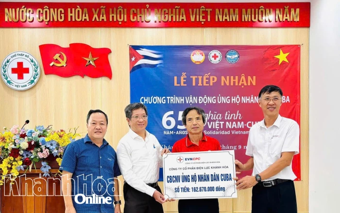 Người dân Khánh Hòa ủng hộ nhân dân Cuba gần 4,4 tỷ đồng