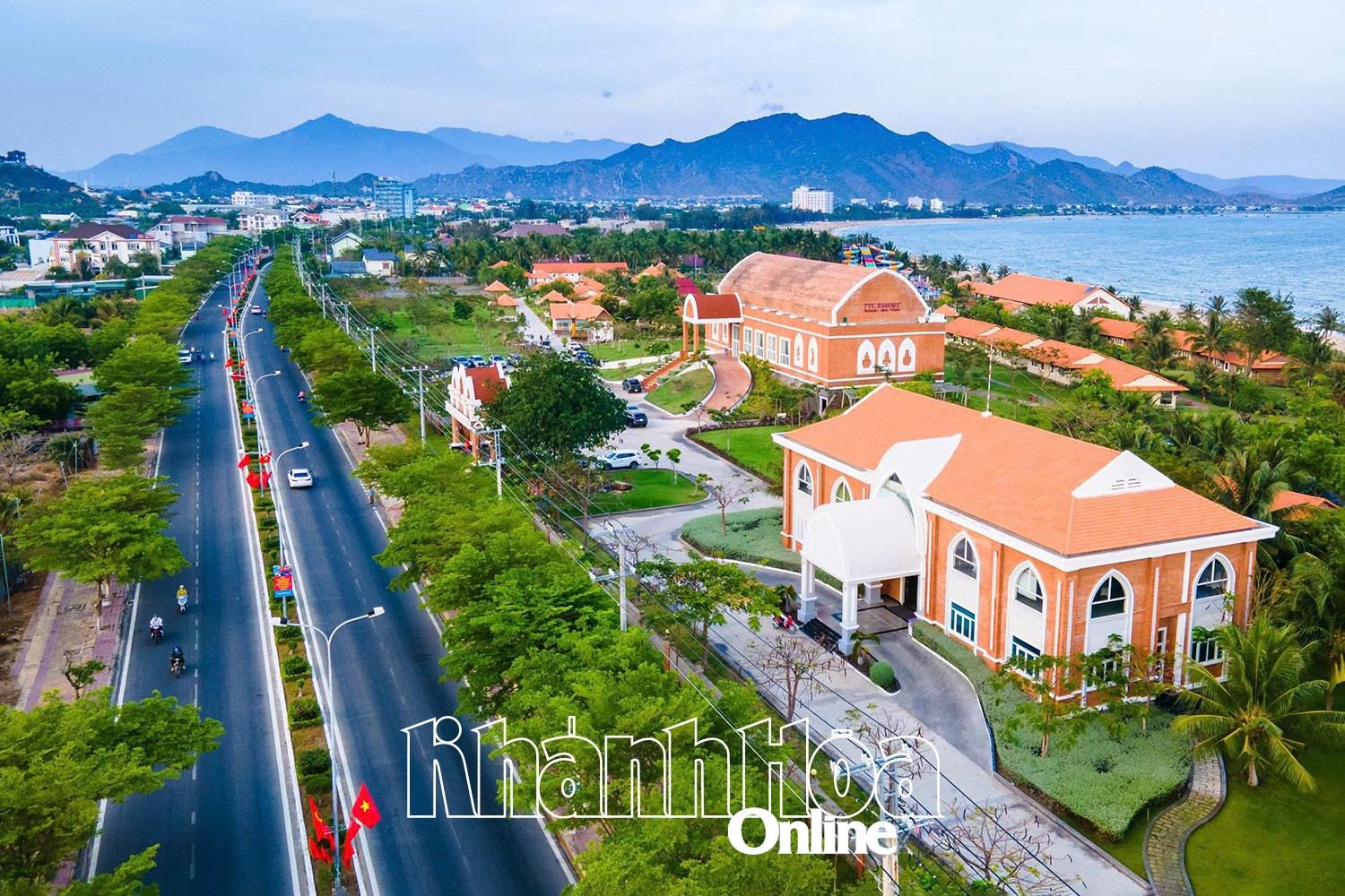 Ninh Chu beach tourist area