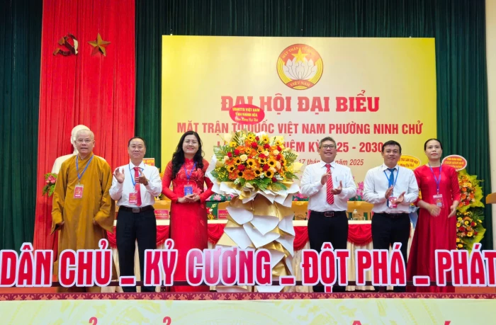 Đại hội đại biểu Mặt trận Tổ quốc Việt Nam phường Ninh Chử lần thứ I