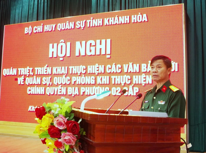 Bộ Chỉ huy Quân sự tỉnh quán triệt, triển khai các văn bản mới về công tác quân sự, quốc phòng