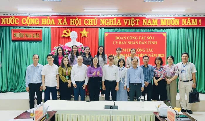 Kiểm tra công tác cải cách hành chính tại phường Phan Rang và xã Cà Ná