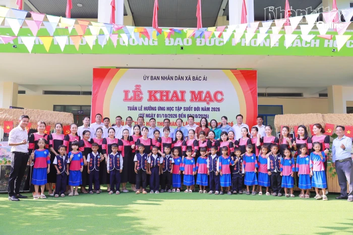 Xã Bác Ái khai mạc Tuần lễ hưởng ứng học tập suốt đời năm 2026
