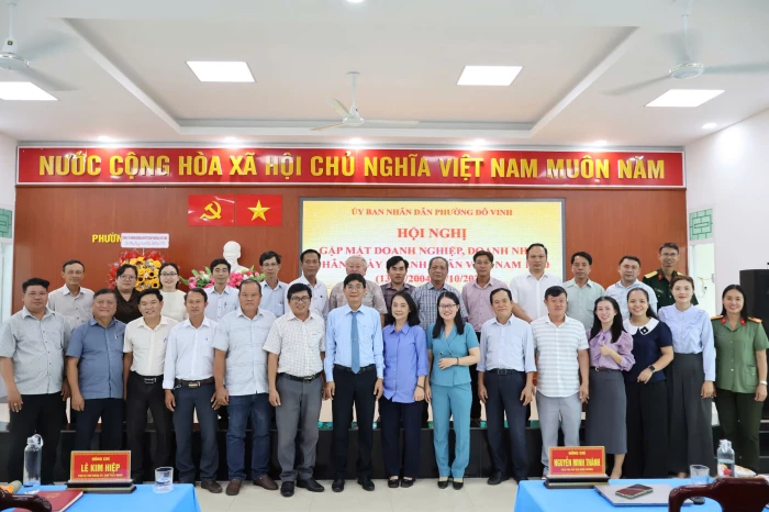 Phường Đô Vinh gặp mặt doanh nghiệp, doanh nhân tiêu biểu