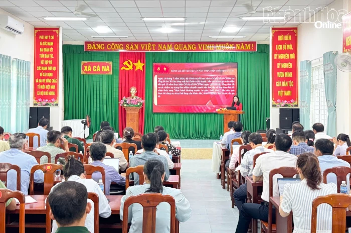 Đảng ủy xã Cà Ná quán triệt, triển khai các nghị quyết, chỉ thị của Trung ương, tỉnh và xã