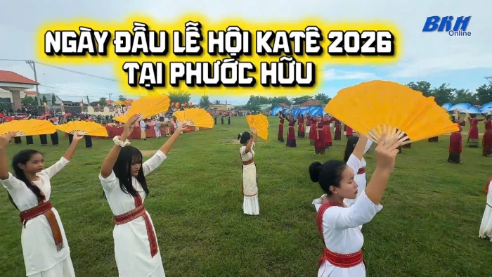 [Video] Ngày đầu tiên Lễ hội Katê 2026 tại Phước Hữu