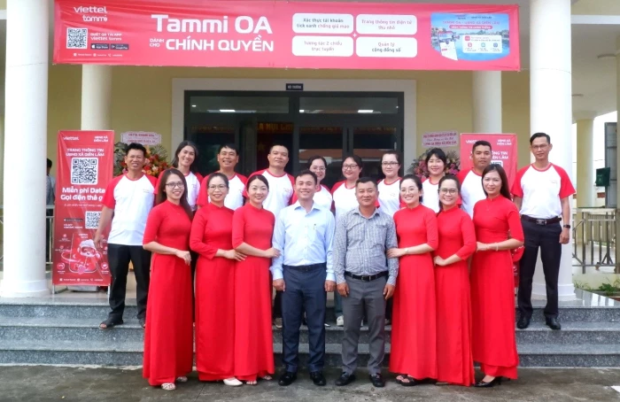 Xã Diên Lâm chính thức đưa kênh truyền thông số trên nền tảng Tammi OA vào hoạt động