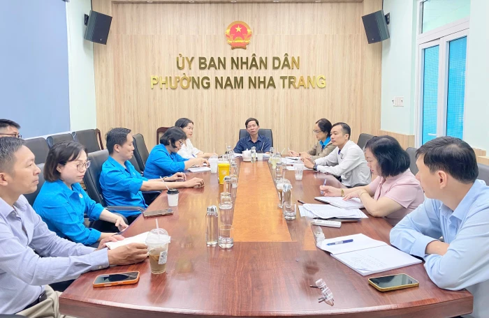 Công đoàn phường Nam Nha Trang tổ chức họp liên tịch với UBND phường